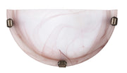 Applique bagno Rabalux Alabastro E27 vetro tabacco 30cm