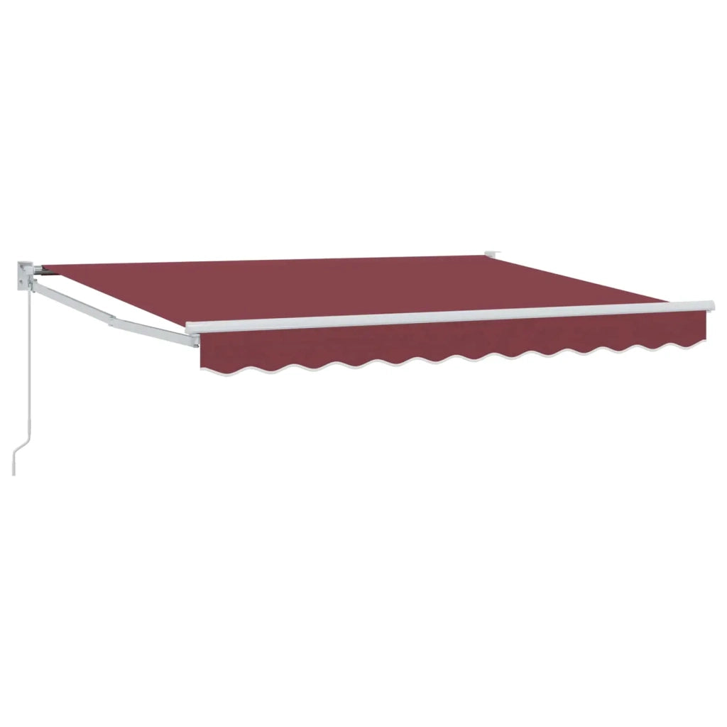 Tenda retrattile manuale Borgogna 2,5 x 2 m 3418871