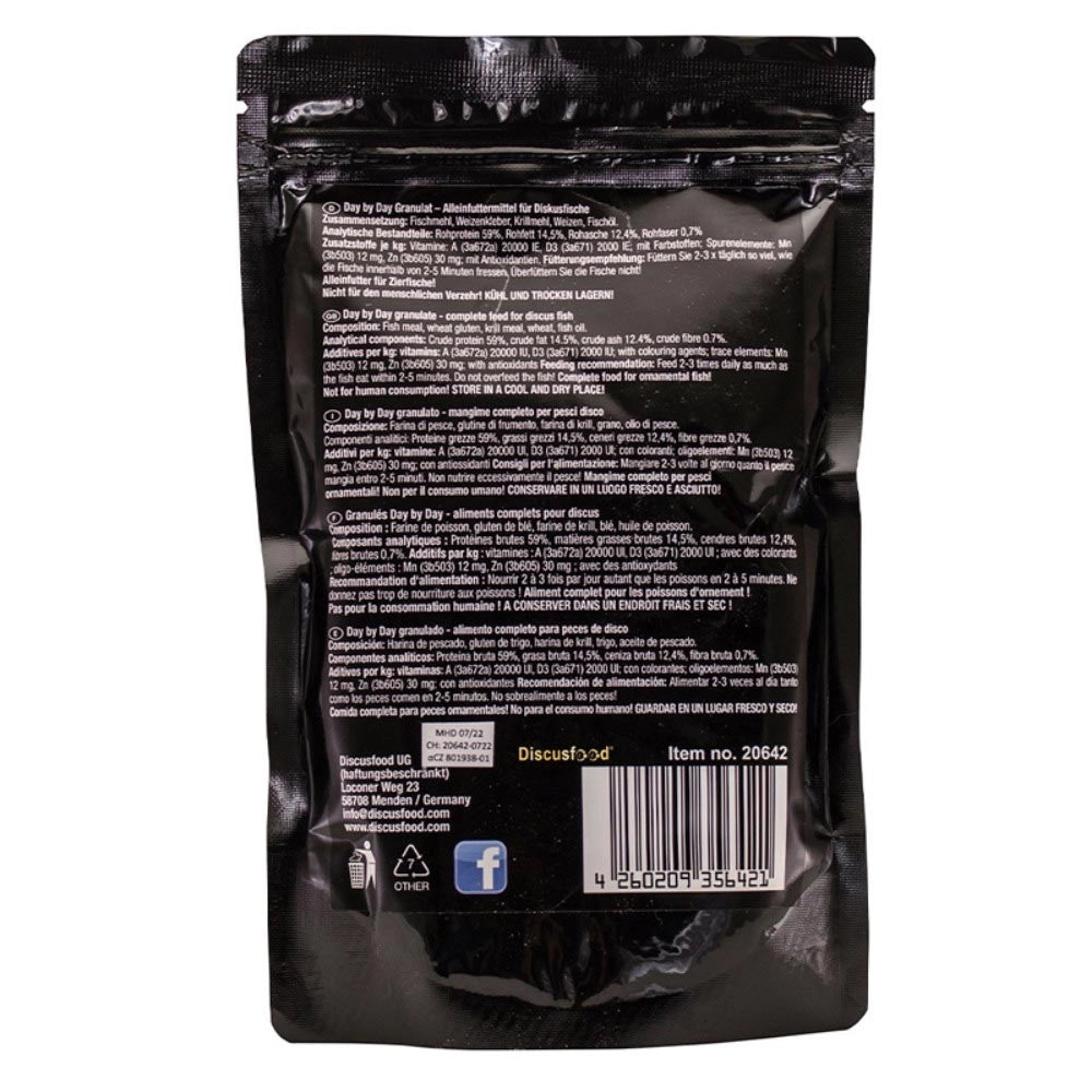 Discusfood Day By Day 1.2-1.5mm -  Alimentazione per Tutti i Discus Formato: 230 gr