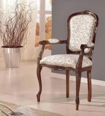 Capotavola imbottita in legno massello intagliata con fregi - Mobili 2G