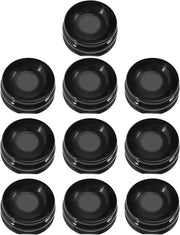Display Stand Basi Premium per Sferette di Cristallo - 10 Stuks - Zwart Plastica - 27x115 cm