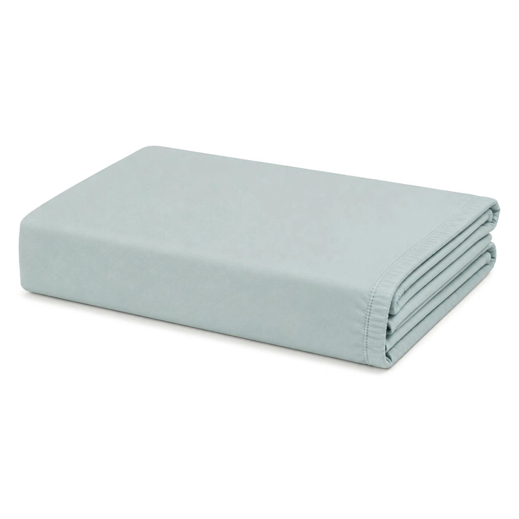 Romesila, Lenzuolo Piazza e Mezza Lenzuolo Sotto con Angolo da 27 cm, blu Cadetto