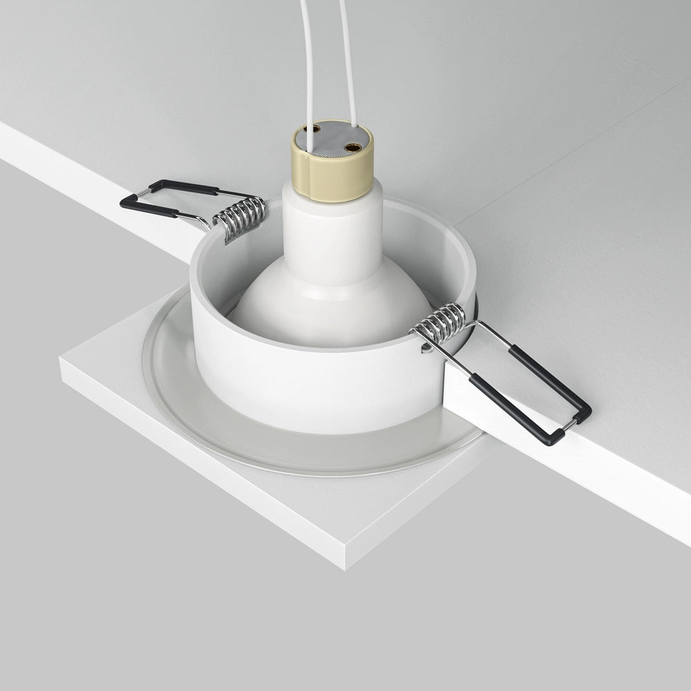 Faretto incasso Maytoni Stark quadrato bianco IP65 GU10