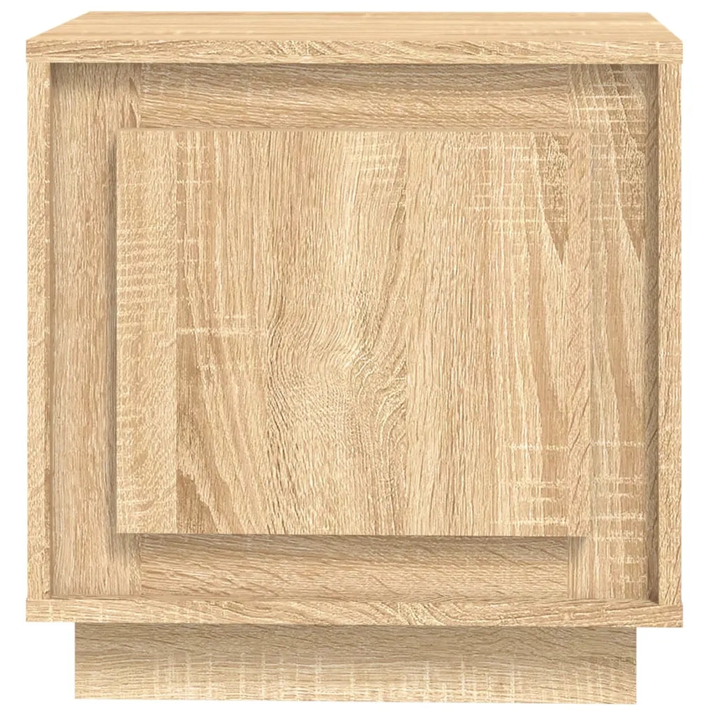 Set di 2 Comodini | Armadio da Notte | Mobiletto da notte Rovere Sonoma 44x35x45 cm in Legno Multistrato