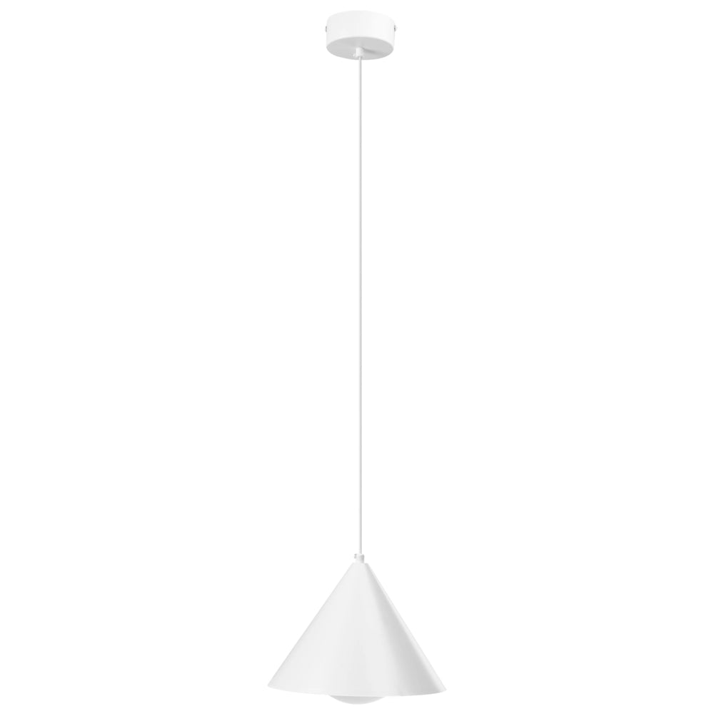 Lampadario in metallo per soggiorno in stile industriale moderno colore bianco Leyre