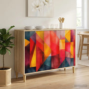 Credenza HEESCH Sonoma 102 x 33 x 75 cm Legno ingegnerizzato 8006958