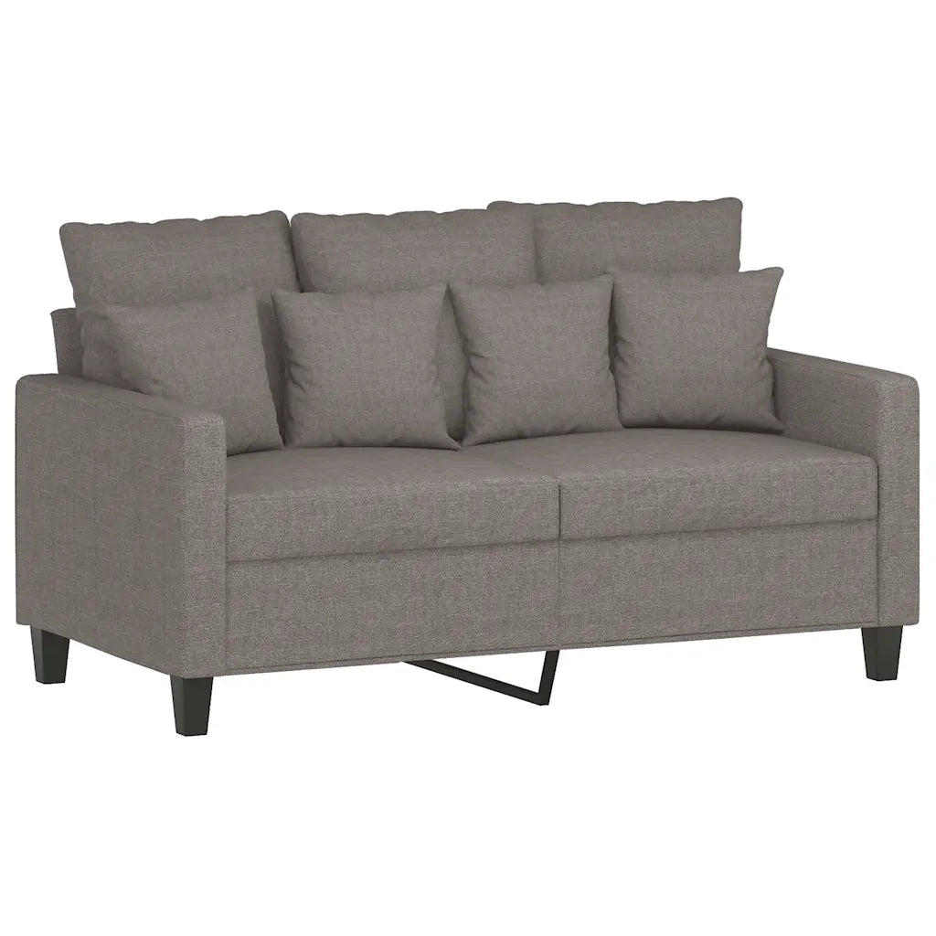 Divano a 2 Posti-Sofa 2 Posti Tortora 120 cm in Tessuto 680552