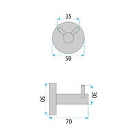 Portasciugamano Da Bagno 5605 Leo Chrome