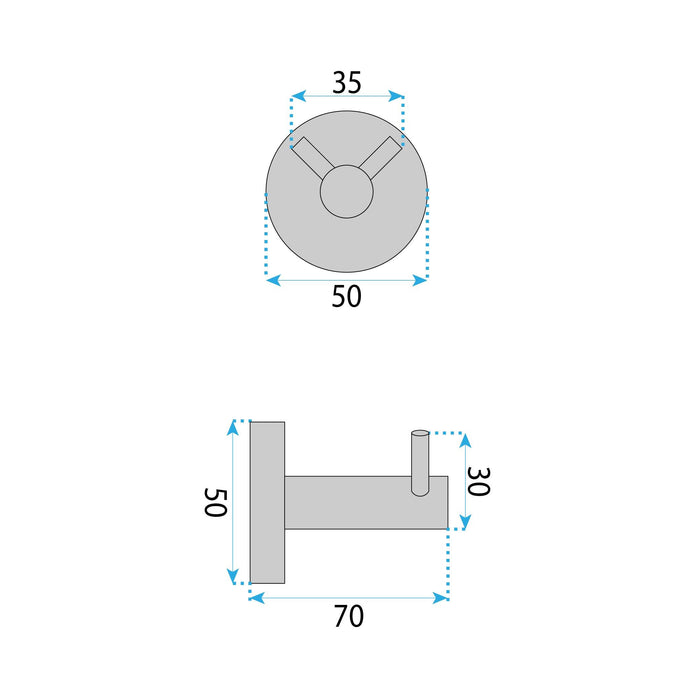 Portasciugamano Da Bagno 5605 Leo Chrome