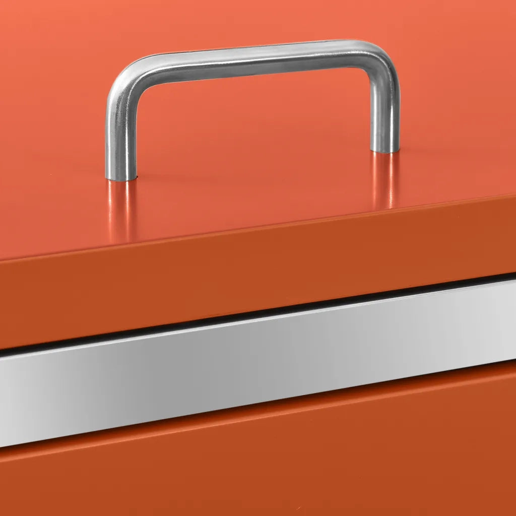 Copribidone per Spazzatura Singolo 69x77,5x112,5cm Acciaio Inox 149563