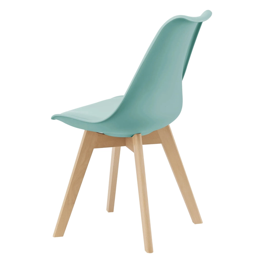 Set di 6 sedie da pranzo similpelle faggio colore menta 03_0006781
