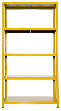 Scaffale in Metallo 5 Ripiani 100x40x187 cm  Ettore Giallo