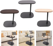 Tavolo di supporto angolare - Legno - Regolabile - Nero - Colore di noce
