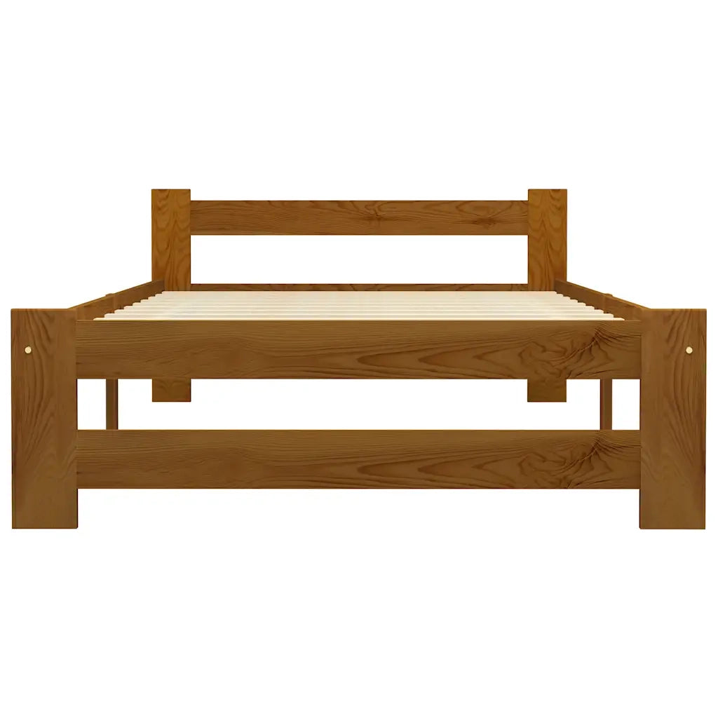 Giroletto senza Materaso Ambrato in Legno di Pino 100x200cm