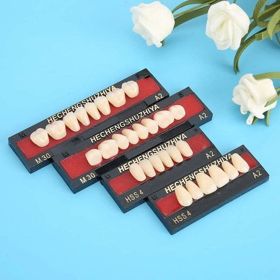 Materiale per denti - Protesi dentale sintetica - Resina sintetica per protesi dentale - Kit di cura dei denti - Kit di riparazione temporanea dei denti.