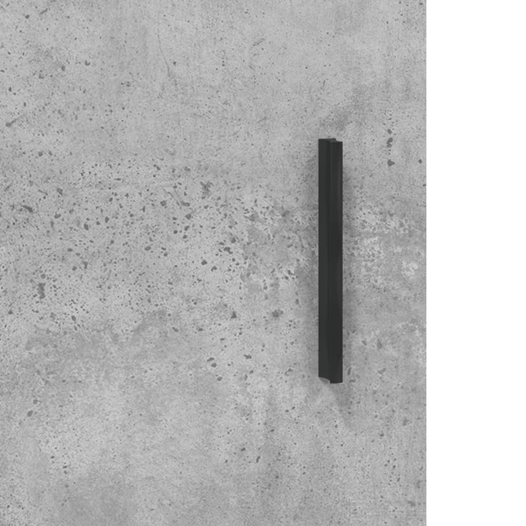 Buffet credenza cassettiera mobiletto mobile contenitore organizer cucina soggiorno salotto alto 69,5 x 31 x 115 cm legno ingegnerizzato grigio 02_0034470