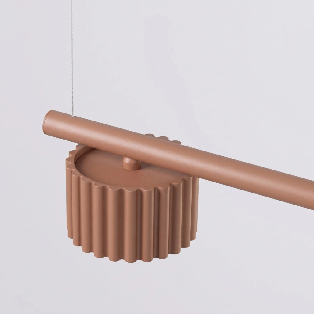 Lampadario AURA 4 moka Gx53