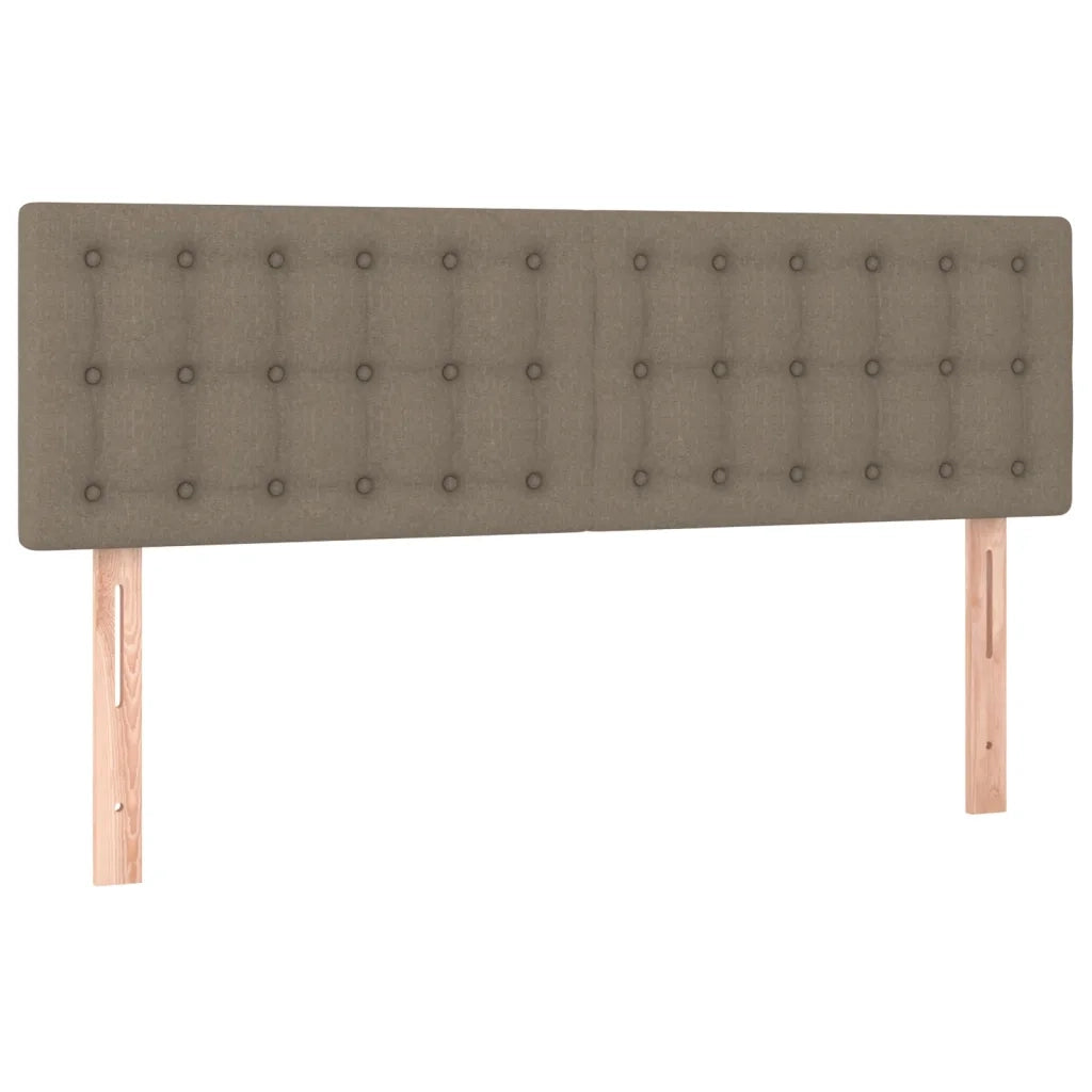 Testiera Tortora 144x5x78/88 cm in Tessuto 346460