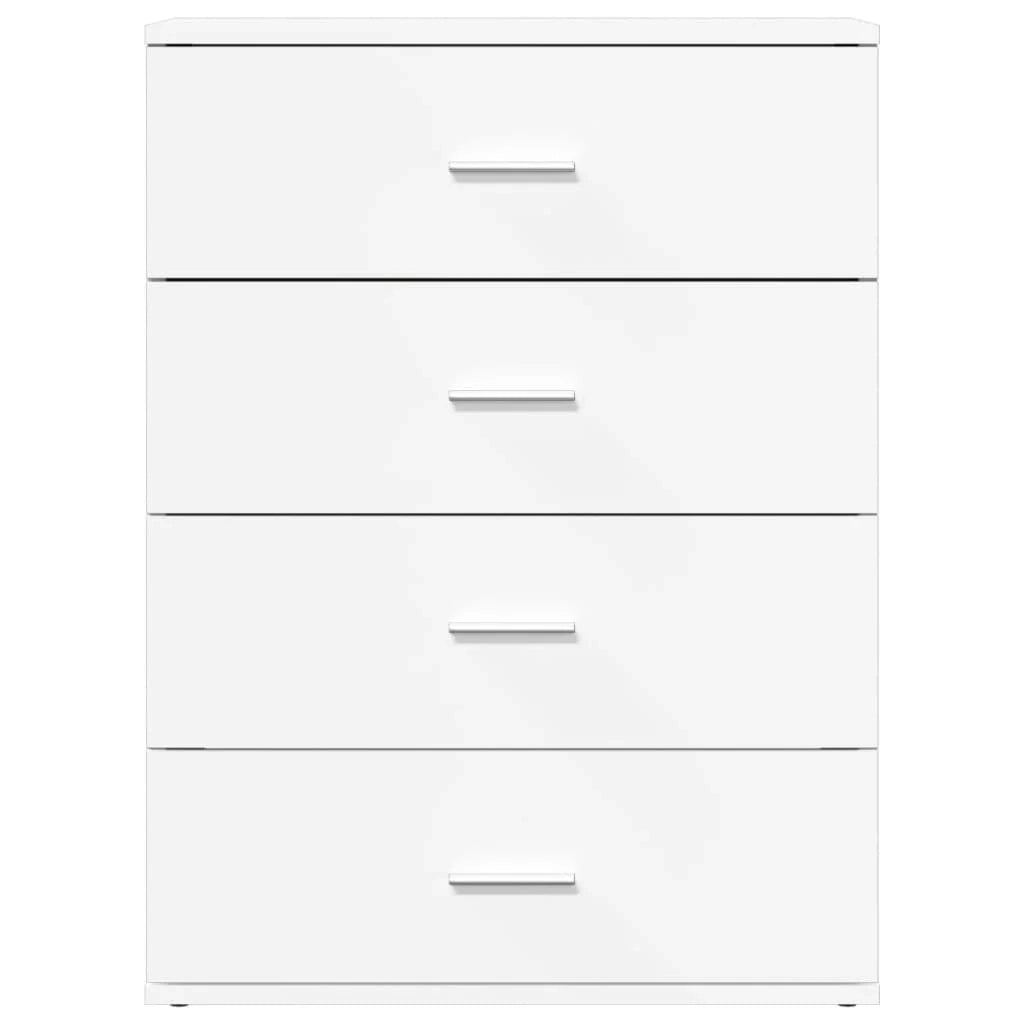 Buffet credenza cassettiera armadio mobile contenitore organizer per cucina soggiorno salotto 60 x 39 x 80 cm legno ingegnerizzato bianco 02_0030376