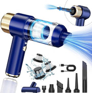 Aspiratore di polvere a batteria 13000 Pa - Portatile e ricaricabile - Con luce LED - Senza fili - Accessori per casa, auto, cucina e peli di animali