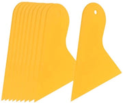 Kit di raschiatori in plastica da 10 - pastelli - raschiatore per adesivi - materiali di riempimento - vernice - progetto ergonomico