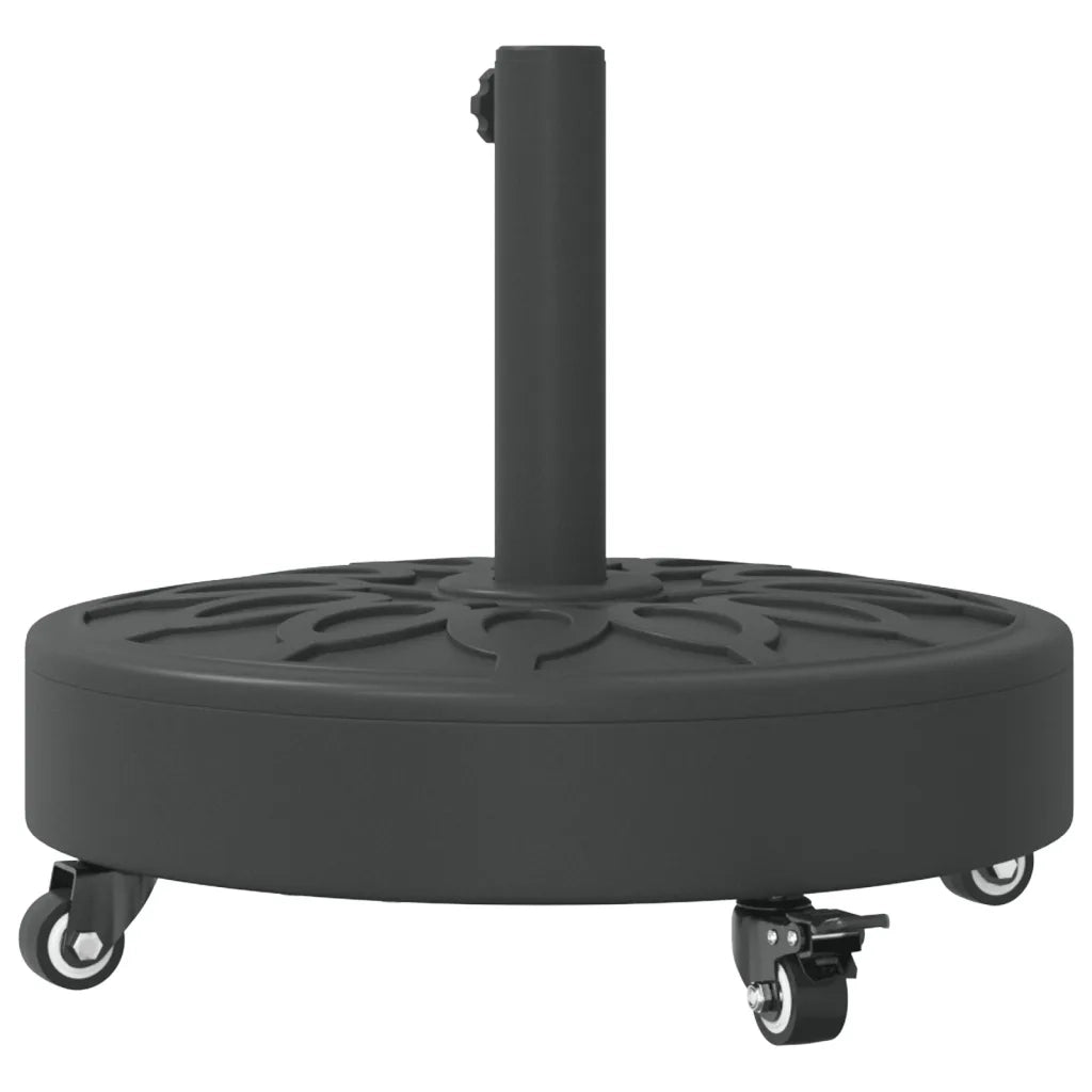 Base per Ombrellone con Ruote per Pali Ã˜38/48 mm 27 kg Rotonda
