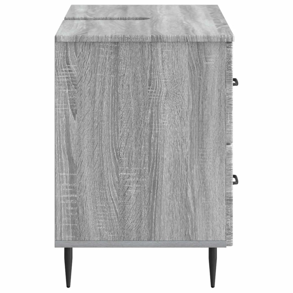 Armadio per Lavabo da Bagno HAARLEM Sonoma grigio 896801
