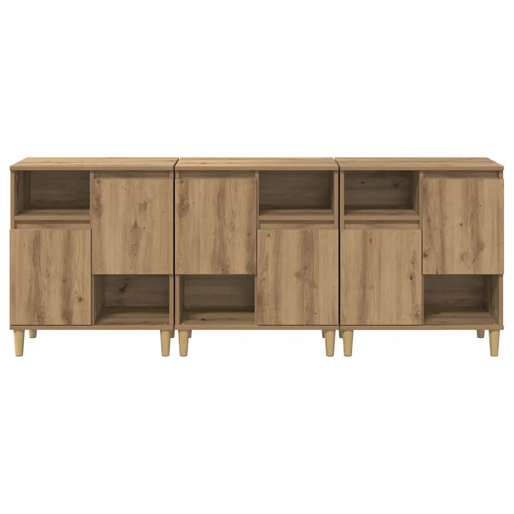 Credenza | Sideboards 3 pcs Rovere artigianale 60 x 35 x 70 cm