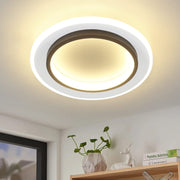 ZMH Lampada da soffitto LED design moderno bianco nero acrilico per soggiorno