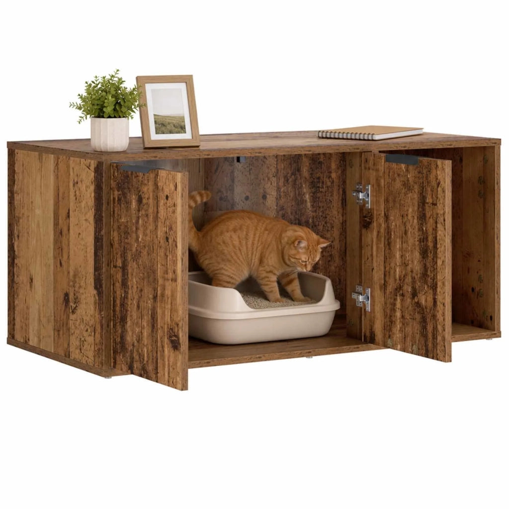 Mobile per gatti Legno antico 100 x 49 x 45 cm 8014757