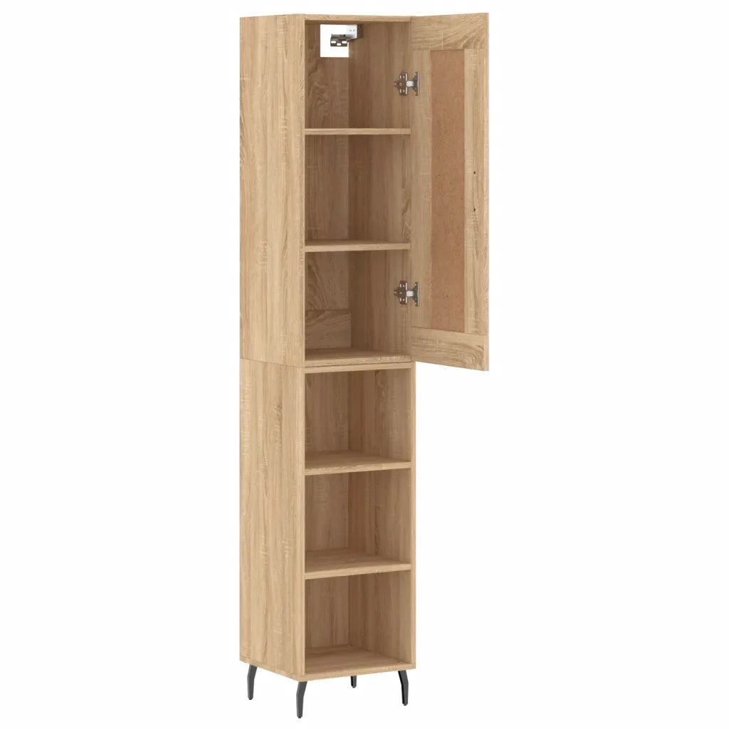 Credenza Rovere Sonoma 34,5x34x180 cm in Legno Multistrato 3200340