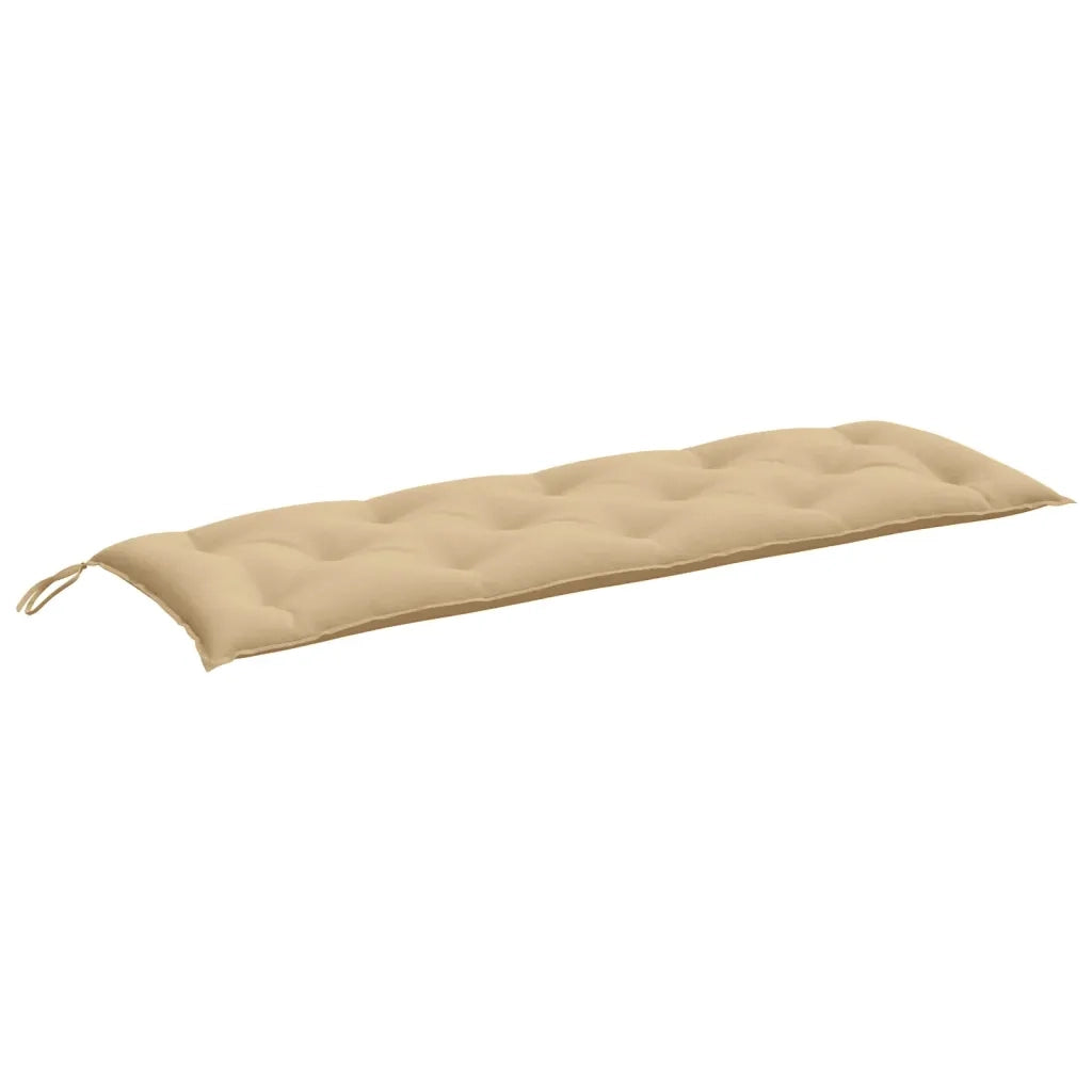 Cuscini Panca Giardino 2pz Beige Mélange 150x50x7 cm Tessuto 4002611