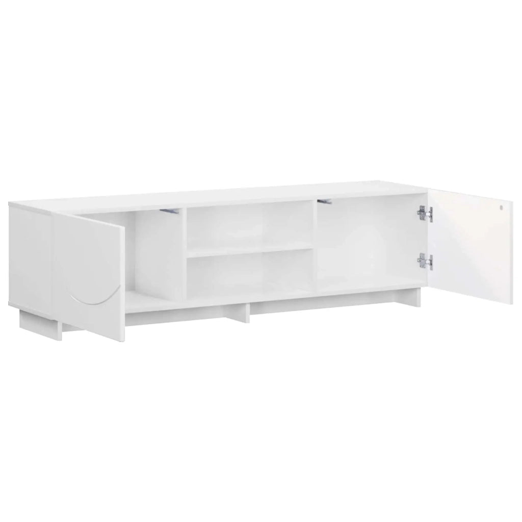 Supporto TV 140 x 34.5 x 40 cm Bianco Lucido 8011490