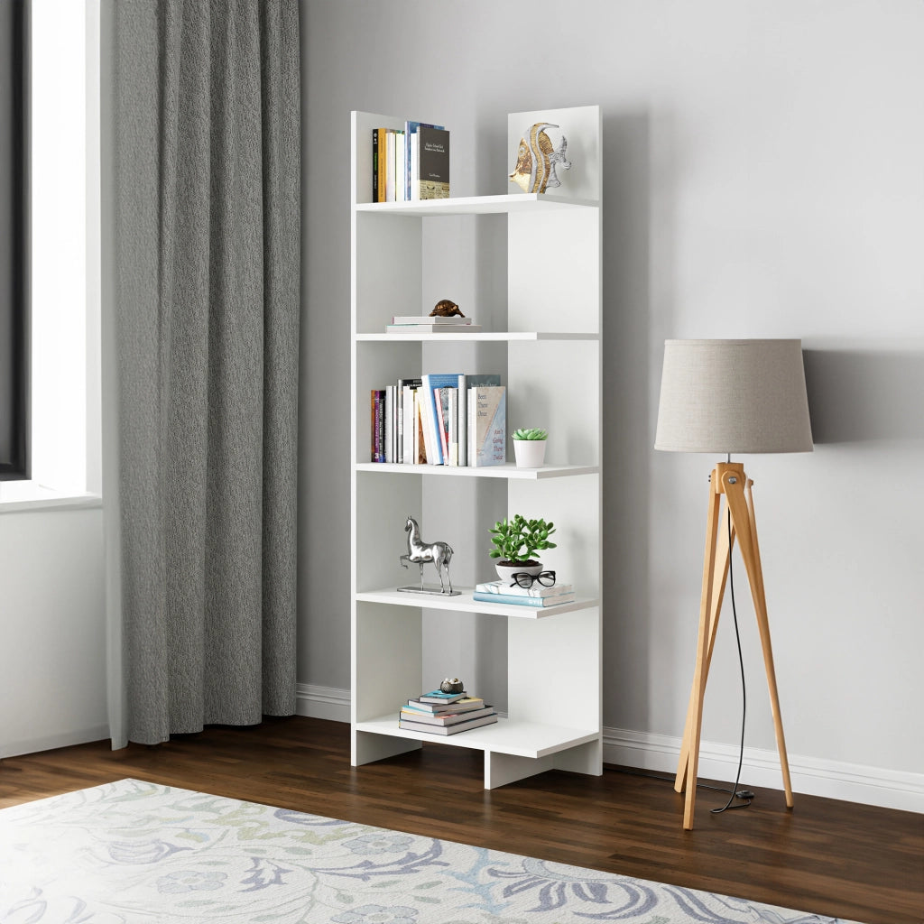 Libreria Vireftere a 5 Ripiani 176 x 62 x 29 cm - Bianco [en.casa]