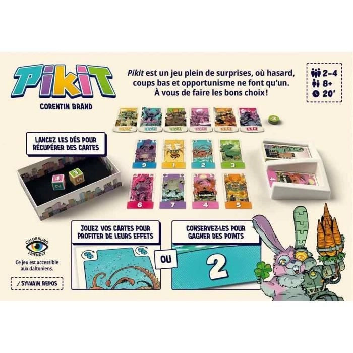 Gioco da tavolo - Pikit - Kaijus vs Mechas - Strategico - Emozionante