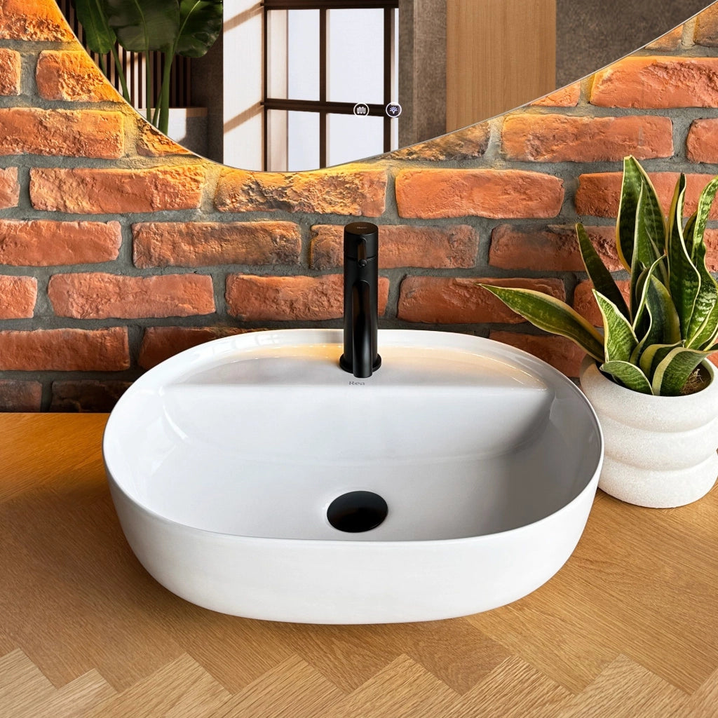 Lavabo Da Appoggio Rea Aura 51