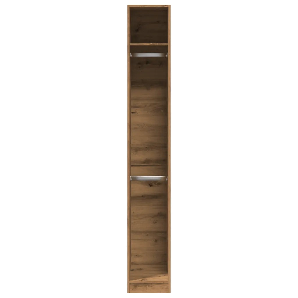 Armadio Rovere Artigianale 30x50x200 cm in Legno Multistrato 3307782