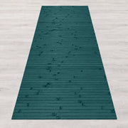 Tappeto Passatoia In Vero Bamboo Tappeto Cucina Ingresso In Legno Antiscivolo Aderente Lavabile E Antimacchia Tagliabile  Salvia - 50x400 cm