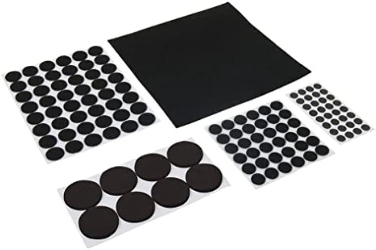 Set tamponi autoadesivi 125 p.zi per protezione di pavimenti, armadi,cassetti ecc. fixman