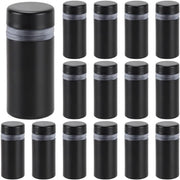 Supporti a muro a distanza 15 pezzi - Montaggio a muro con gancio - Acciaio inossidabile - Viti pubblicitarie - Diametro 12 mm - Lunghezza base 25 mm - Supporto per cartelloni