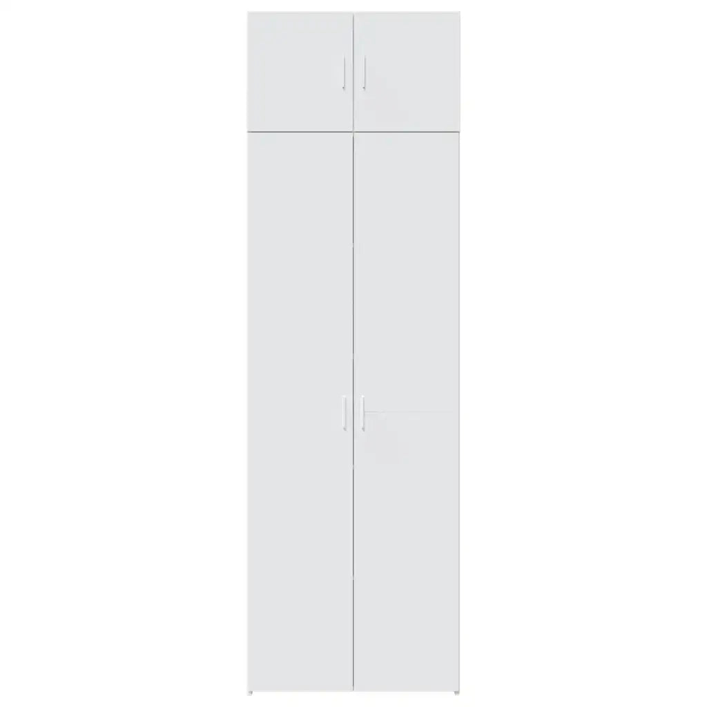 Mobile Portaoggetti Bianco 70x42,5x225 cm in Truciolato 3281329