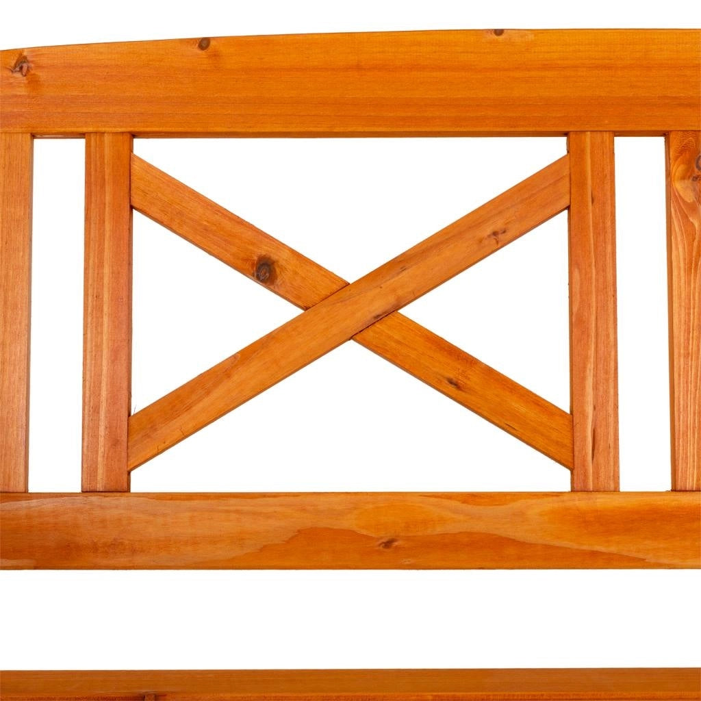 Sgabello in legno arancione 120x60x90h