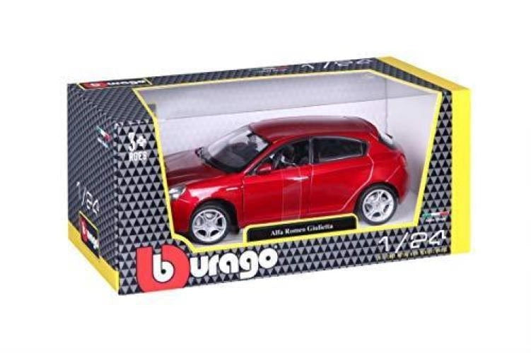 Alfa Romeo Giulietta,Modellino veicolo 1:24,Licenza ufficiale,Bburago,ETa 3+