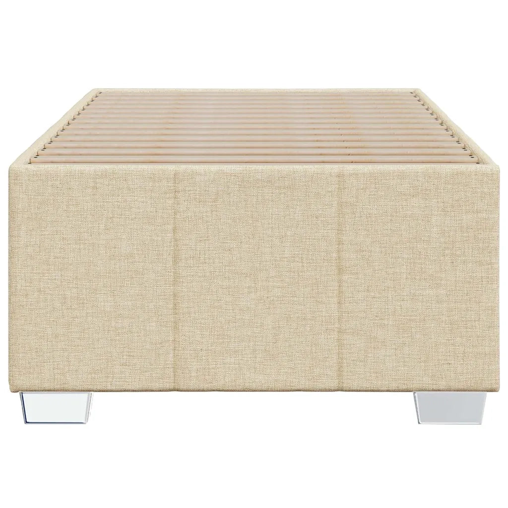 Giroletto senza Materasso Crema 100x200 cm in Tessuto 3284816