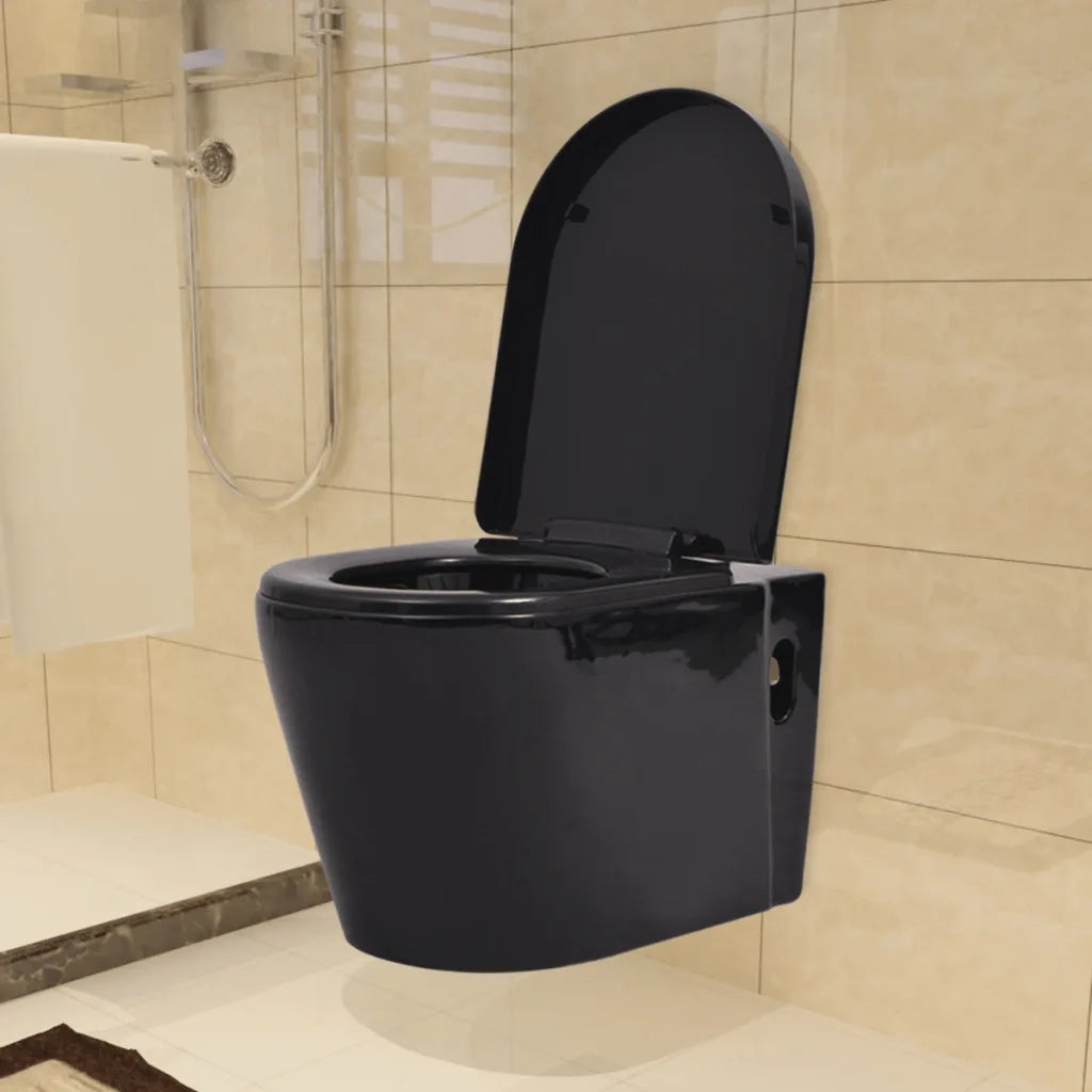 WC Sospeso in Ceramica Nera CFW9926216
