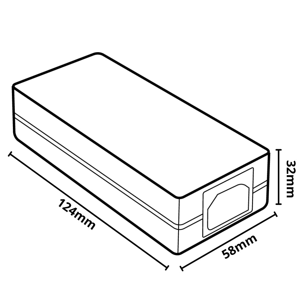 Optonica 6102 alimentatore 36w 12v 3a ip20 per strisce led