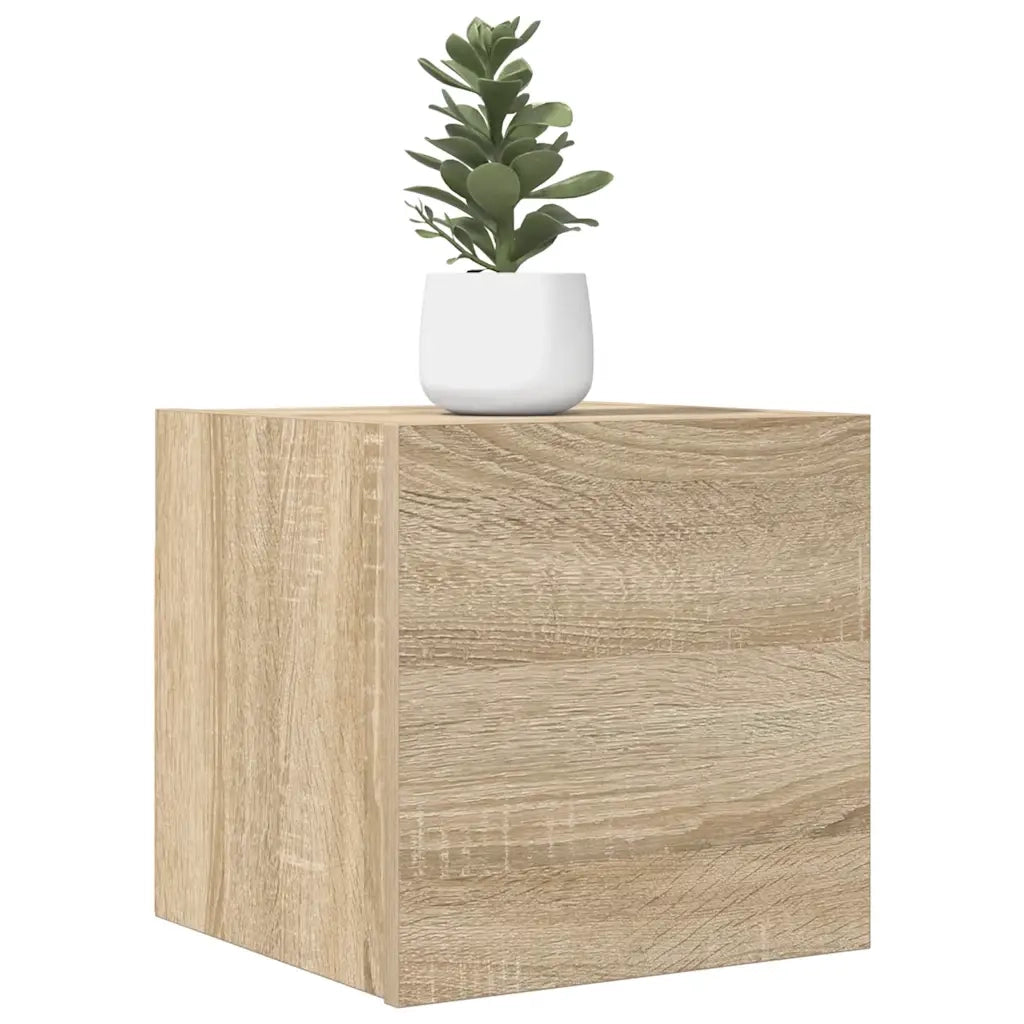 Armadietto a Parete per TV Rovere Sonoma 30,5x30x30 cm cod mxl 13004