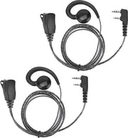 Radio a manubrio con microfono - cavo di 39 metri - 2 pin - per radio bidirezionale K Head - compatibile con Puxing e simili.