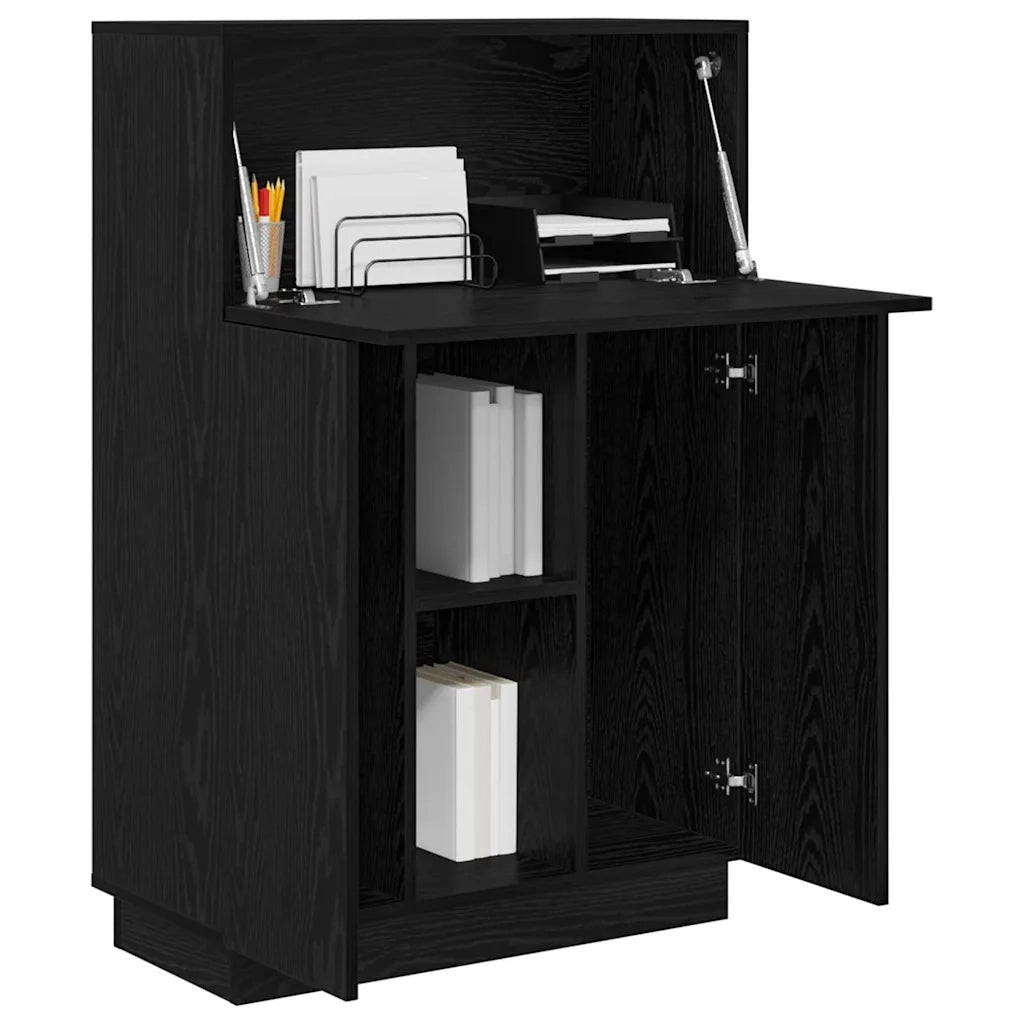 Scrivania Rovere Nero 71,5 x 31,5 x 106,5 cm 869483