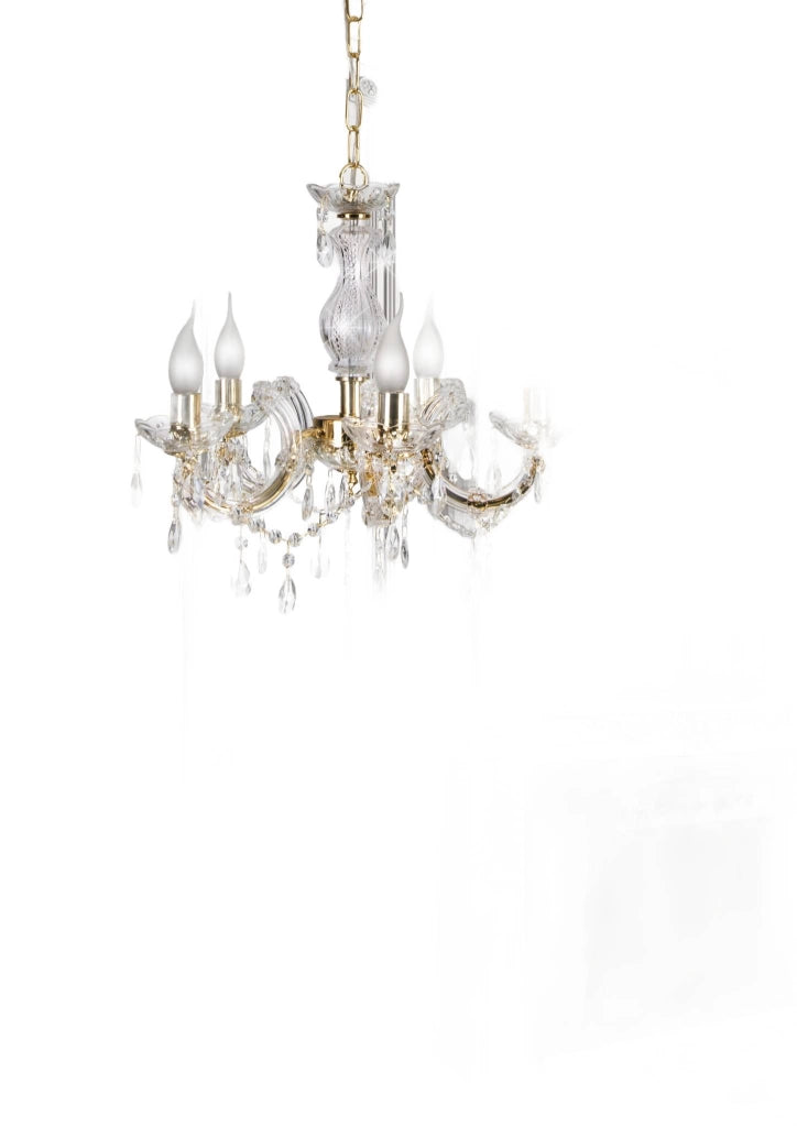 Lampadario a sospensione Candellux Maria 35-94646 oro